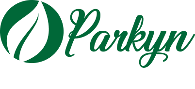 parkyn landscape and hardscape llc logo in white letters